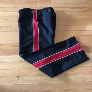 STORMTECH Youth Striped Athletic Elastic Waist Pants with Ankle zipper Medium